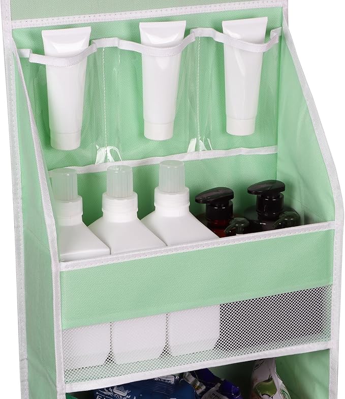 Univivi 6-Shelf Over Door Hanging Organizer Fabric Baby Door Storage - Image 2