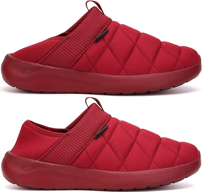 KUBUA Slippers for Men and Womens Indoor House Shoes Plush Slip on Outdoor - Image 2