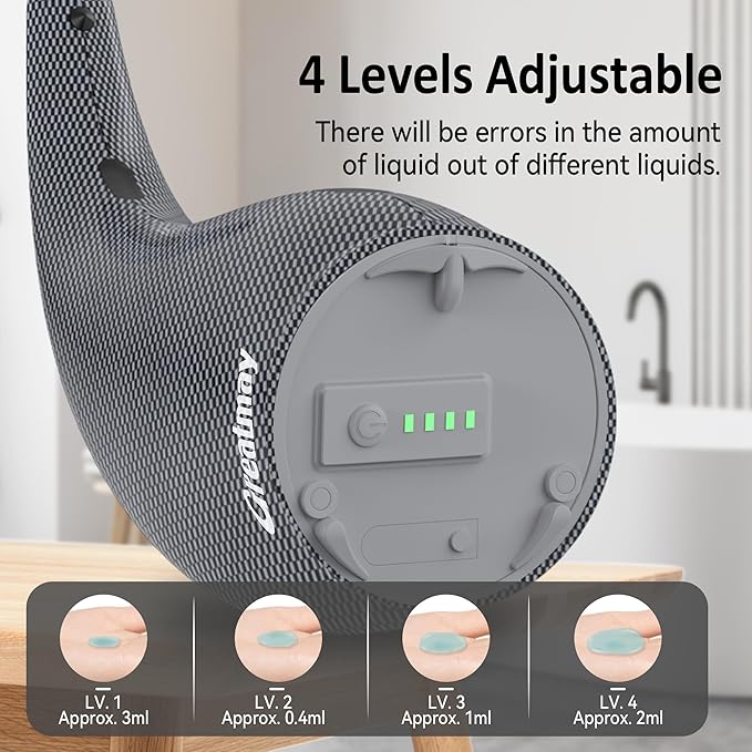 Adjustable Automatic Soap Dispenser Touchless, 4 Adjustable Levels Touchless - Image 6