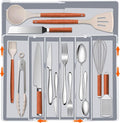 Expandable Large Silverware Organizer by Spaclear