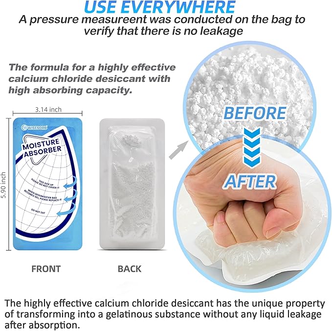 25 Gram Moisture Absorbers, 30 Packs Dehumidifier Bags - Image 2
