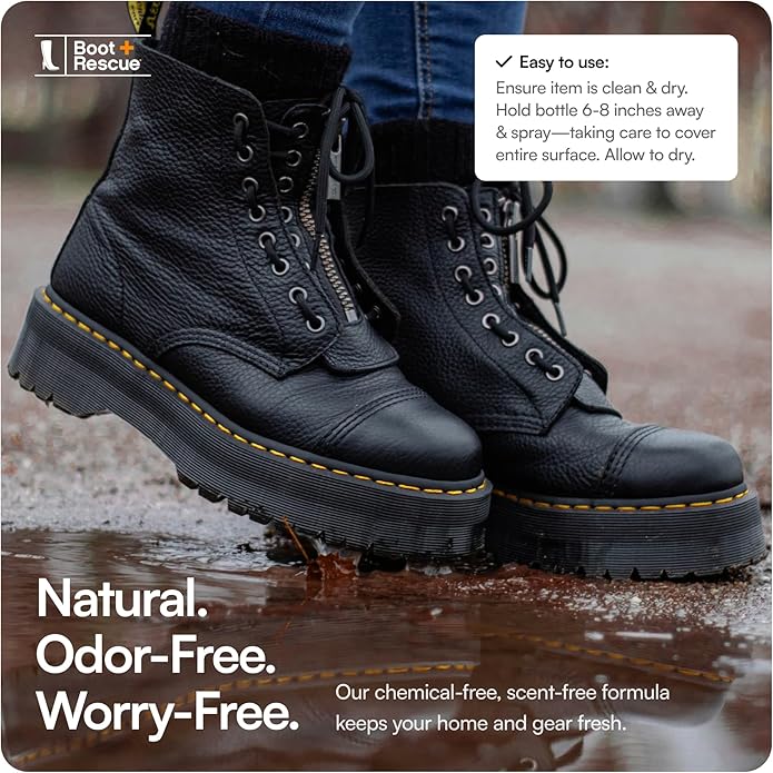 Boot Rescue All-Natural Protector Spray | Premium Waterproof + Stainproof Spray - Image 2
