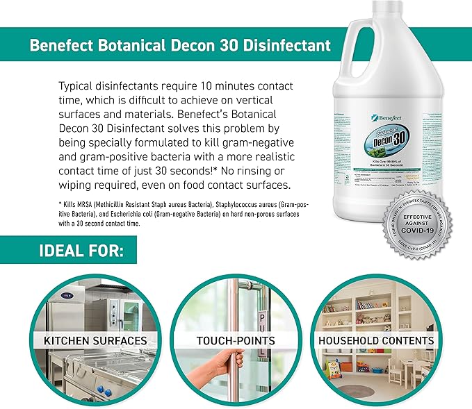 Benefect Botanical Decon 30 Disinfectant Cleaner - Image 3