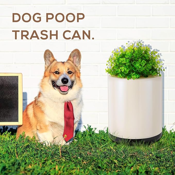 Dog Poop Trash Can Outside 13 L/ 3. 4 Gal Dog Waste Trash Can - Image 7