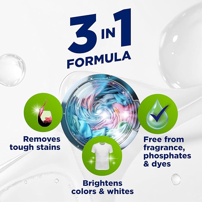OxiClean Triple Action Free Versatile Stain Remover Powder, Use - Image 4