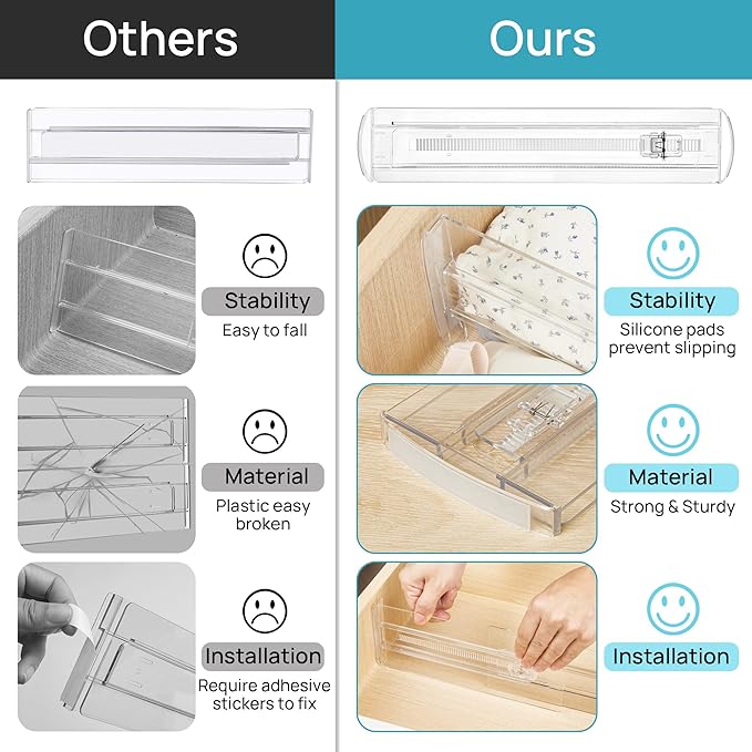 Vtopmart 12 Pack Drawer Dividers - Image 7