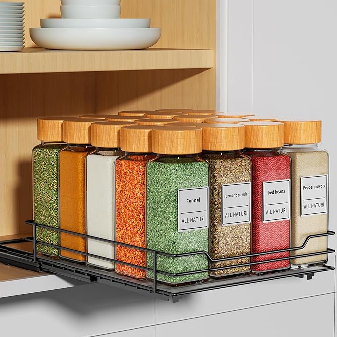RCHYFEED Pull Out Spice Rack Organizer - Image 9