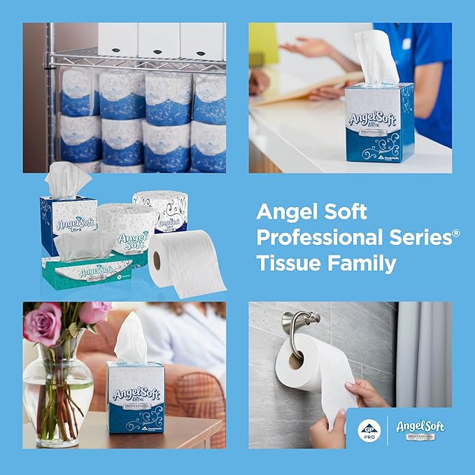 Georgia-Pacific Angel Soft Professional Series 2-Ply Facial Tissue, 100 Sheets - Image 9