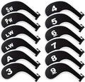 Golf 12pcs Thick Synthetic Golf Iron Head Covers Set Headcover Fit All Brands by Unknown