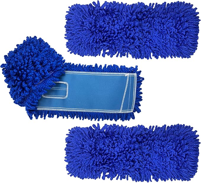 Kleen Handler 48 inch Microfiber Dust Mop | Extra Large Washable Commercial Mop by BisonLife