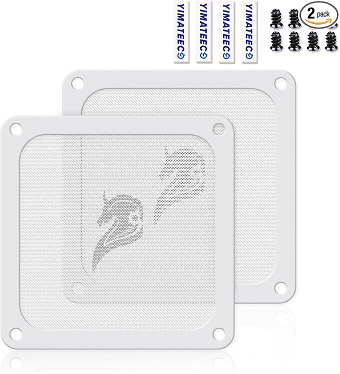 140mm Fan Filter PC Dust Filter Computer Fan Grills Dust Mesh Magnetic Frame PC by YIMATEECO