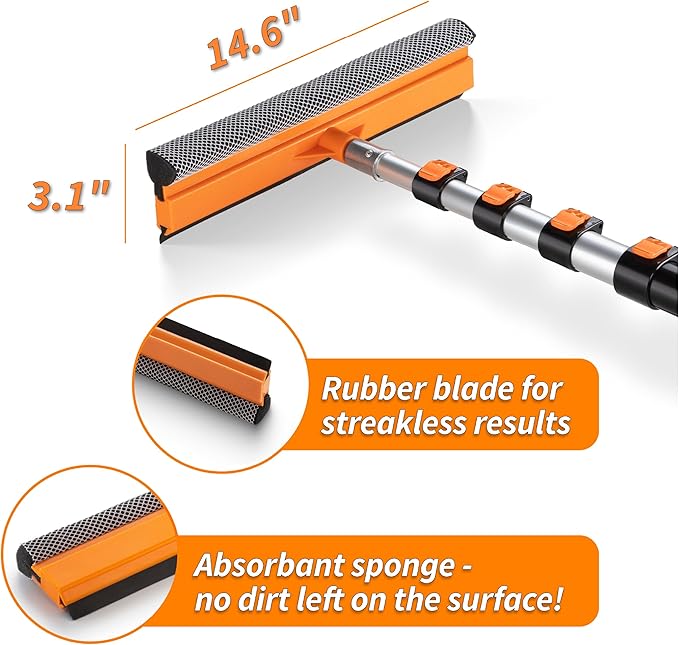 4-12 ft Window Washer Squeegee Kit - Image 5