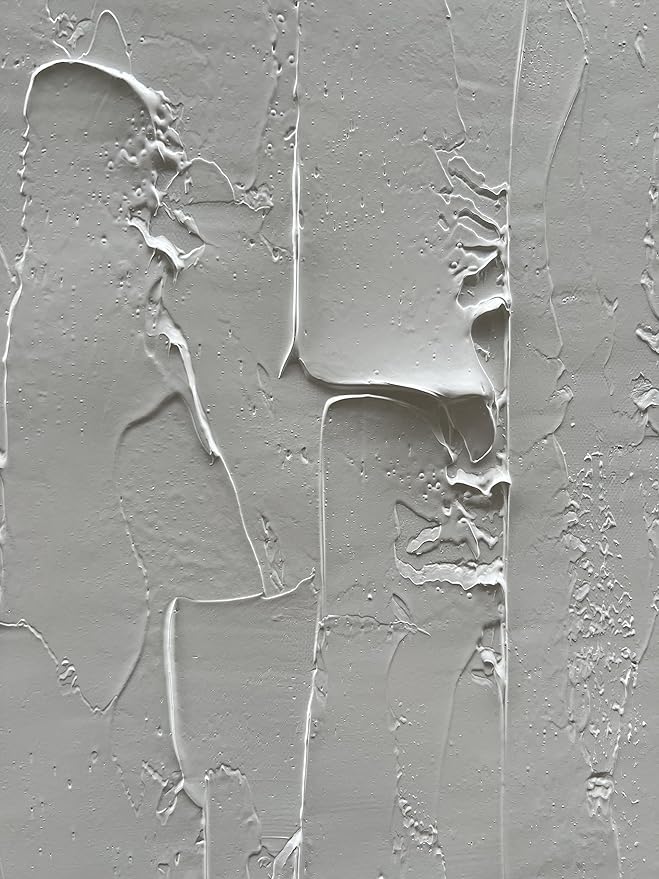 NANKAI Hand Painted Grey and White art Canvas Paintings Minimalist Abstract Oil - Image 2