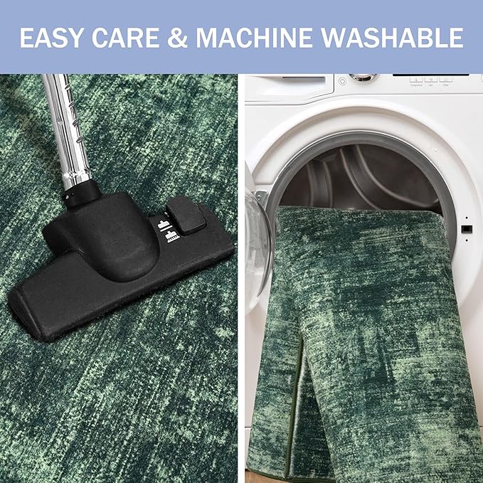 IOHOUZE Abstract Runner Rug 2x8 Ft Washable Runners - Image 3