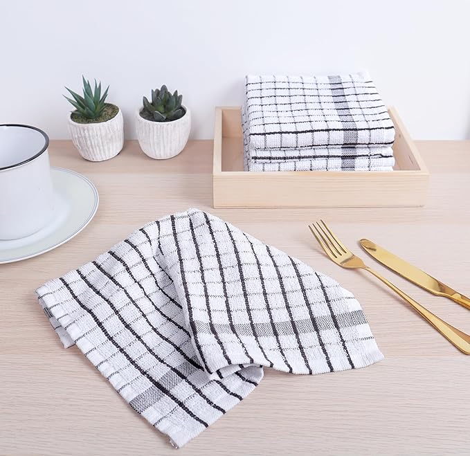 AMOUR INFINI Kitchen Dish Cloths Set of 8 - Image 4
