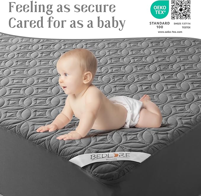 BEDLORE Waterproof Mattress Protector, Full Size Mattress Pad - Image 7