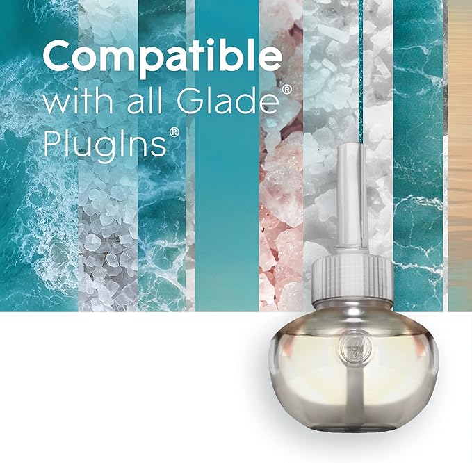 Glade PlugIns Refills Air Freshener, Sky & Sea Salt, Scented and Essential Oils - Image 9
