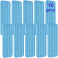 10 Pcs Reusable Mop Pads, 16.5 Inch Microfiber Wet Dry Floor Clean Mop Pad by YOQXHY
