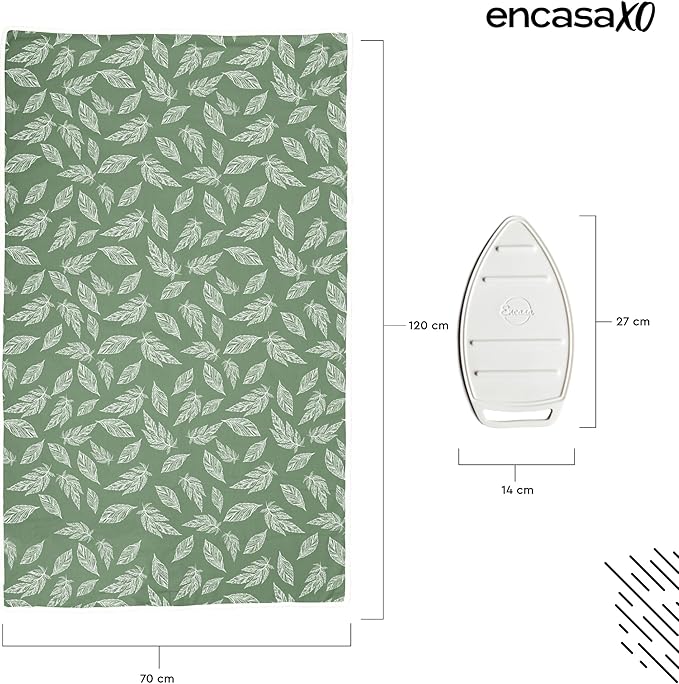 Encasa XO Ironing Mat/Pad with 3mm Padding & Silicone Iron Rest - Image 4