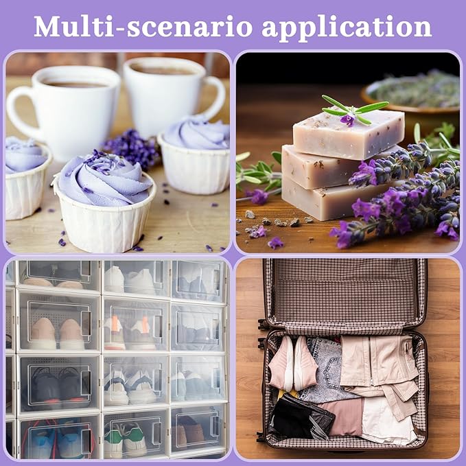 36 Pack Lavender sachets 100% Natural Dried Lavender Buds, French Lavender - Image 4