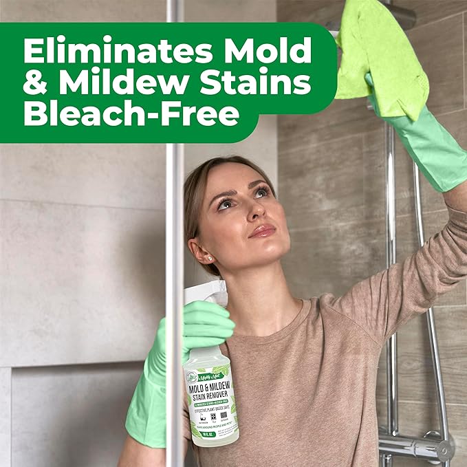 Mighty Mint Mold & Mildew Stain Remover Spray, Rapid Clean - Image 3