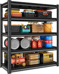 48" W Garage Shelving Heavy Duty，3000LBS Loads Adjustable Garage Storage Shelves by Rufokisa
