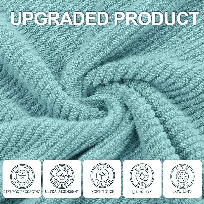 Luxury Bath Towels, Lightweight Bath Towels, Shower Towel - Image 2