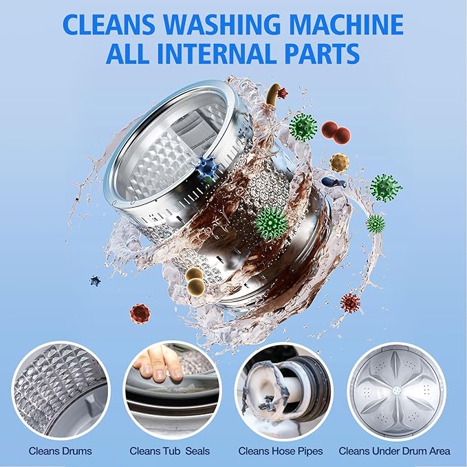 36Pack Washing Machine Cleaner Tablets-18 Month Supply, Washer Machine Cleaner - Image 3