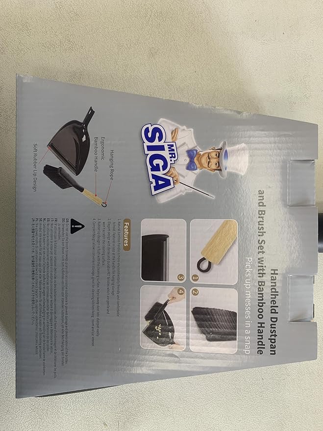 MR.SIGA Dustpan and Brush Set, Portable Cleaning Brush and Dustpan Combo - Image 9