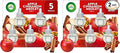 Air Wick Plug in Scented Oil Refill, Apple Cinnamon Medley, Air Freshener by AirWick