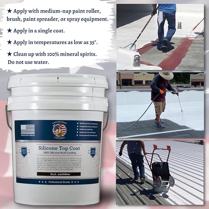 Countryman Coatings 100% Silicone Roof Coating - Image 2