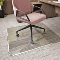 Exclusive Beveled Edge Glass Chair Mat by ClearlyInnovative