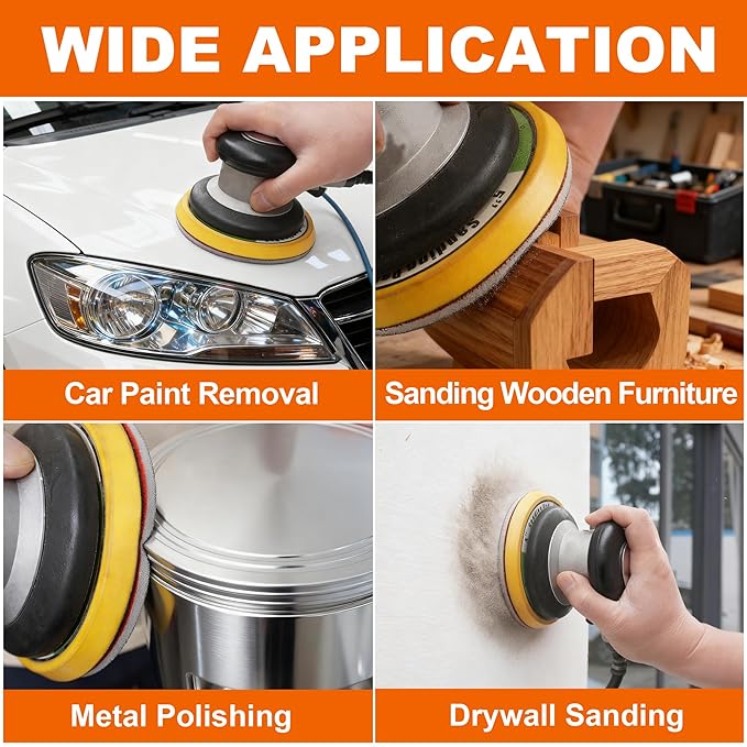 24 PCS 5 Inch Sanding Sponge Discs - Image 7
