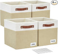 Collapsible Fabric Storage Cube Bins by Bagnizer