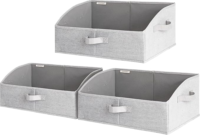 StorageWorks Closet Storage Bins, Trapezoid Organizer Box by StorageWorks