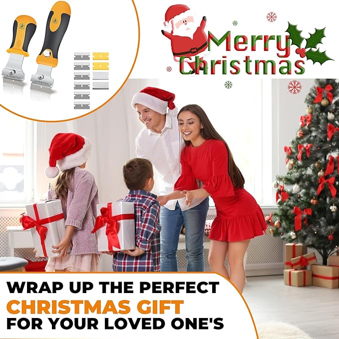 MulWark Razor Blade Scraper | 2 Handles Razor Scraper Set - Image 8