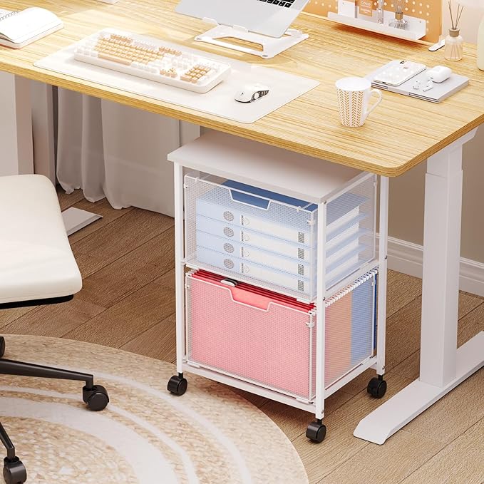 Letter/Legal Rolling File Cabinet, Rolling File Cart - Image 2