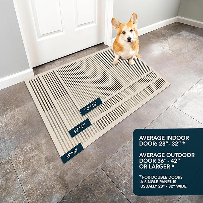 Ultra Thin Door Mat Indoor Entrance, 1/10 in Thin Door Mats - Image 7