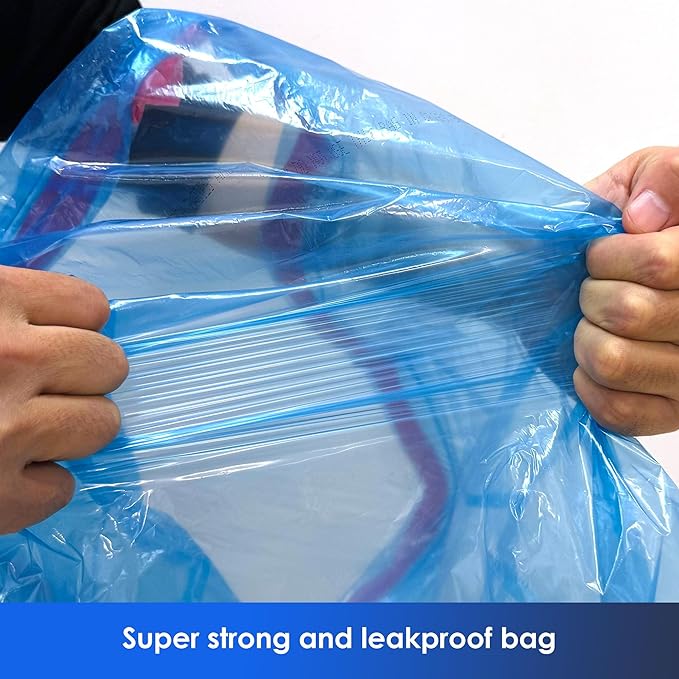13 Gallon Recycling Trash Bags, Unscented 200 Count Drawstring Tall Kitchen - Image 5
