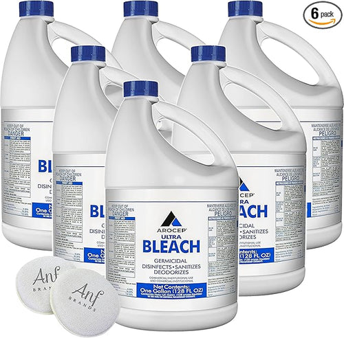 - Liquid Chlorine Bleach, for Laundry, Household and Commercial Cleaning by ANFBRANDS