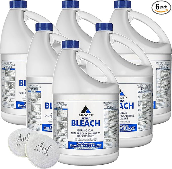 - Liquid Chlorine Bleach, for Laundry, Household and Commercial Cleaning by ANFBRANDS