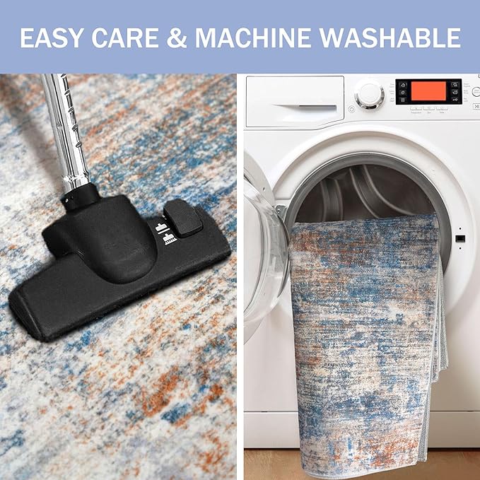 IOHOUZE Abstract Area Rug 3x5 Ft Washable Rugs - Image 3