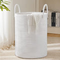 Woven Rope Laundry Hamper Basket by YOUDENOVA, 58L Tall Laundry Basket by YOUDENOVA