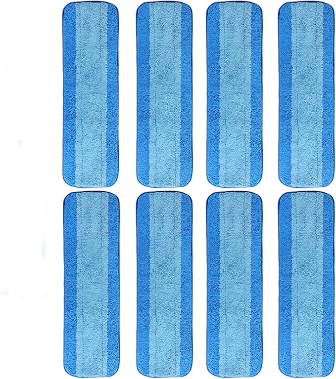 8 Pack Microfiber Cleaning Pads by ZHAYAO