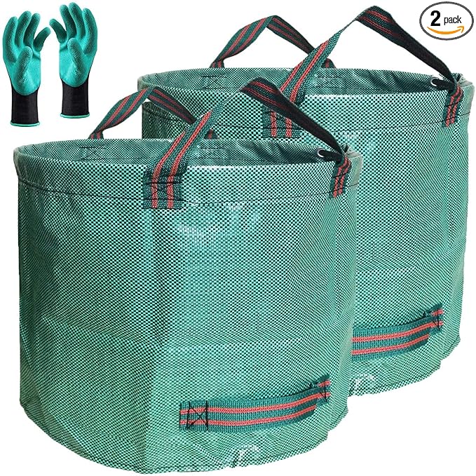 Standard 2-Pack 16 Gallon Yard Lawn Garden Bags by TespherCreationsforYardWorkLawnsCarePatioGardeningOutdoorCampingandRVTrips