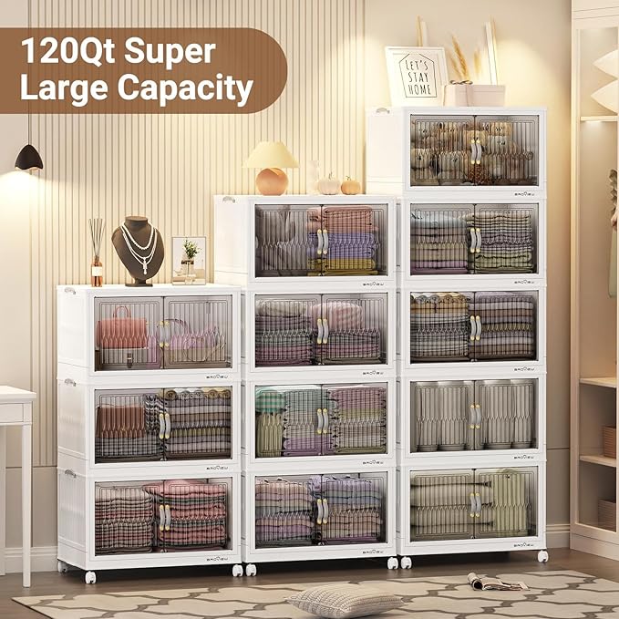 BROVIEW 360Qt Stackable Storage Bins - Image 6