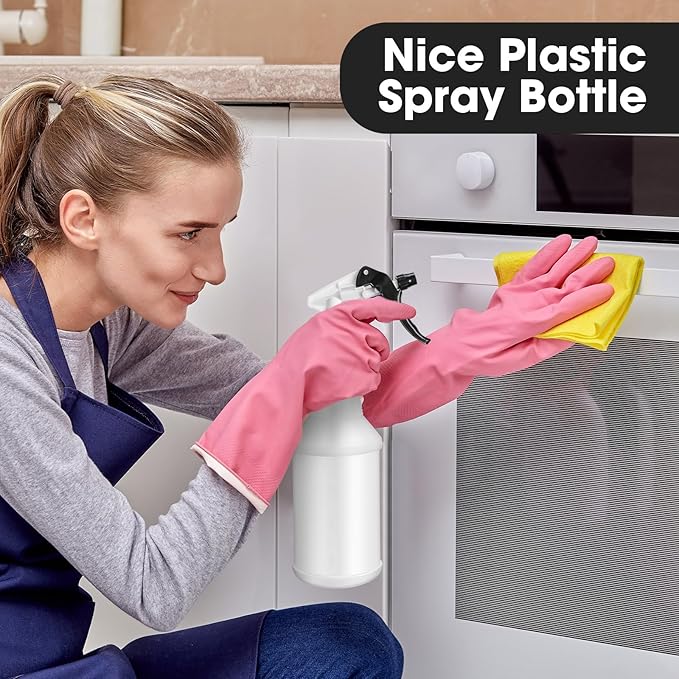 Eccliy 12 Pcs 16 Oz Plastic Spray Bottle, Adjustable Empty Reusable Sprayer - Image 5