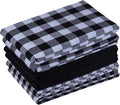 Kitchen Towels Set of 6 Soft Premium Cotton Highly Absorbent Dish Towels 18x28 by Gratico