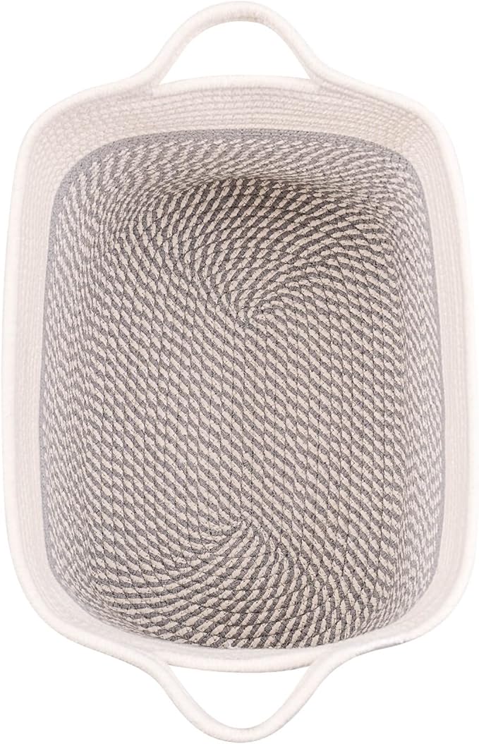 Medium and Large Woven Basket//With Handle, Used - Image 4