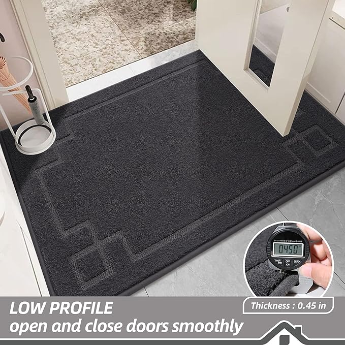 BEQHAUSE Door Mat 36" x 60", Non-Slip Door Mats Indoor Entryway Rugs Washable - Image 5